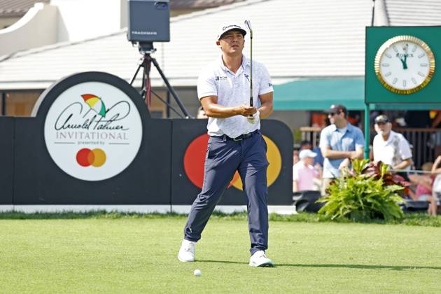 ORLANDO, FL - MARCH 03: PGA, Golf Herren golfer Kurt Kitayama plays his tee shot on the 10th hole during the second round of the Arnold Palmer Invitational on March 3, 2023 at Arnold Palmer s Bay Hill Club and Lodge in Orlando, Florida. (Photo by Brian Spurlock Icon Sportswire) GOLF: MAR 03 PGA - Arnold Palmer Invitational presented by Mastercard Icon23030307