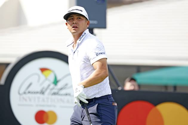 ORLANDO, FL - MARCH 03: PGA, Golf Herren golfer Kurt Kitayama watches his tee shot on the 10th hole during the second round of the Arnold Palmer Invitational on March 3, 2023 at Arnold Palmer s Bay Hill Club and Lodge in Orlando, Florida. (Photo by Brian Spurlock Icon Sportswire) GOLF: MAR 03 PGA - Arnold Palmer Invitational presented by Mastercard Icon23030312