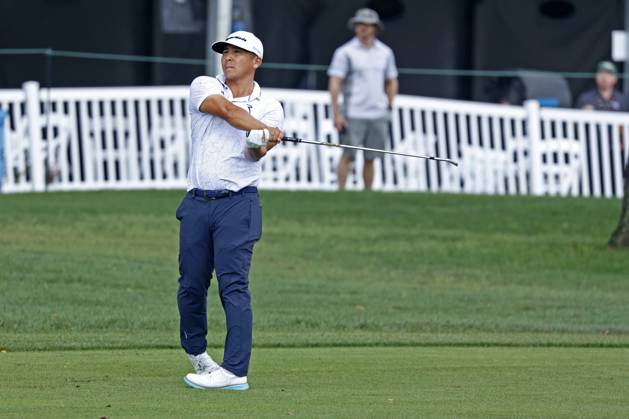 ORLANDO, FL - MARCH 03: PGA, Golf Herren golfer Kurt Kitayama hits his second shot on the 9th hole during the second round of the Arnold Palmer Invitational on March 3, 2023 at Arnold Palmer s Bay Hill Club and Lodge in Orlando, Florida. (Photo by Brian Spurlock Icon Sportswire) GOLF: MAR 03 PGA - Arnold Palmer Invitational presented by Mastercard Icon23030315