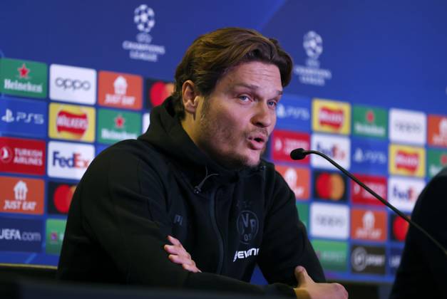 Football, CL, Borussia Dortmund, Press conference