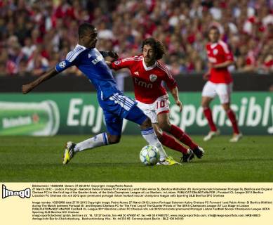 Fußball, Champions League, Benfica Lissabon - FC Chelsea 0:1