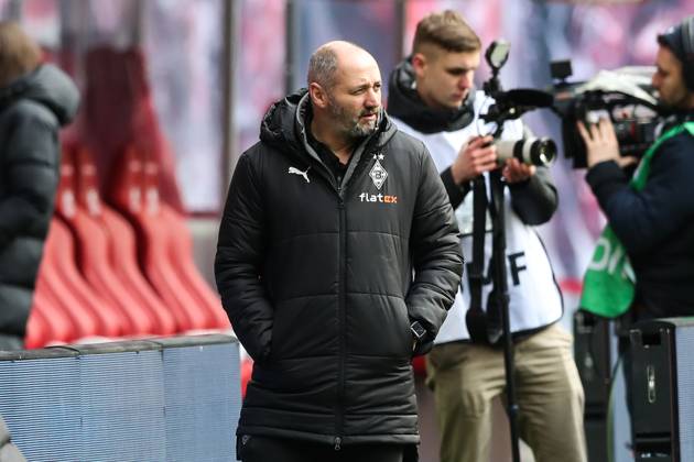 Co coach Oliver Neuville Borussia Mönchengladbach 1 football Bundesliga season 2022 2023 point match RB Leipzig vs Borussia Mönchengladbach in Red Bull Arena in Leipzig football,Germany,man,men,11 03 2023