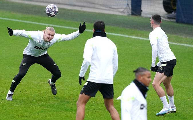 Football, CL, Manchester City, Training