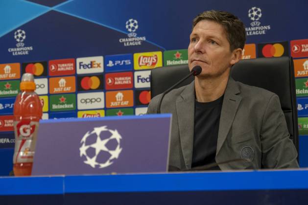 Football, CL, Eintracht Frankfurt, Press conference