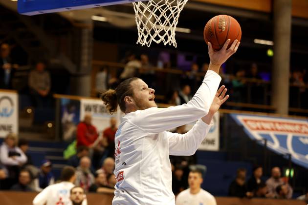 14 03 2023, easyCredit Basketball Bundesliga, BBL, season 2022 2023, men, Syntainics MBC Alba Berlin, 54, John Bryant, Syntainics MBC Weißenfels Stadthalle Sachsen Anhalt Germany