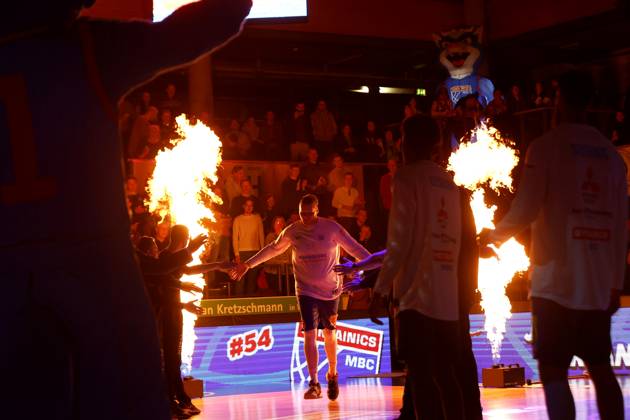 14 03 2023, easyCredit Basketball Bundesliga, BBL, season 2022 2023, men, Syntainics MBC Alba Berlin, 54, John Bryant, Syntainics MBC Weißenfels Stadthalle Sachsen Anhalt Germany