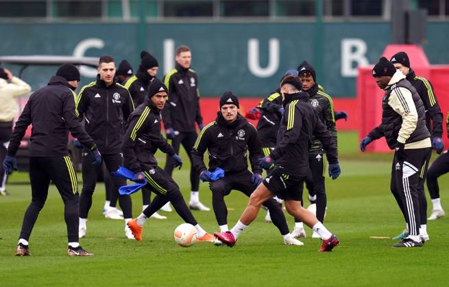 Football, CL, Manchester United, Training
