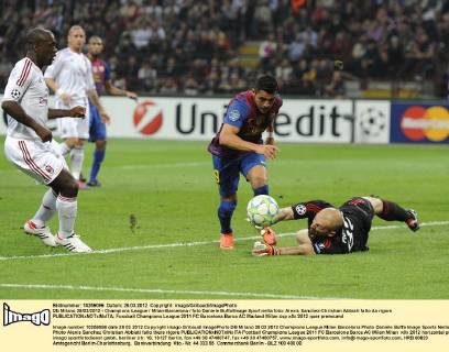Fußball, Champions League, AC Mailand - FC Barcelona 0:0