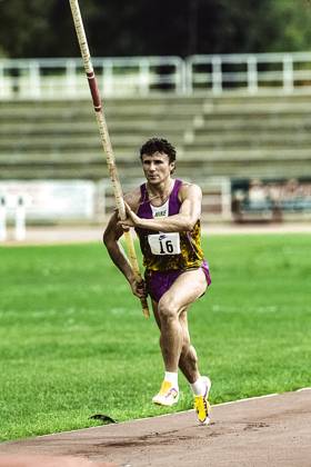 RECORD DATE NOT STATED Track and Field Sergey Bubka Sergey Bubka (URS) during a photo shoot for Nike International Athletics in the Olympic Stadium,Estadi Olimpic Lluis Companys, Barcelona, Spain 1991 Barcelona Olympic Stadium, Estadi Olimpic Spain Copyright: xPaulxJ.xSutton DUOMO PCNx TF9101 065810