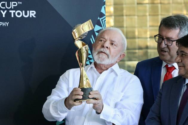 Football, FIFA Womens World Cup 2023, President Lula joins Trophy Tour