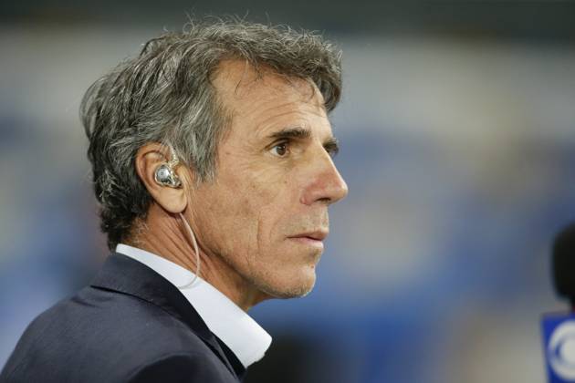 Gianfranco Zola former Italian television commentator paramount plus first the Serie A football match between SSC Napoli and AC Milan. _BP18863 Copyright: xAntonioxBalascox