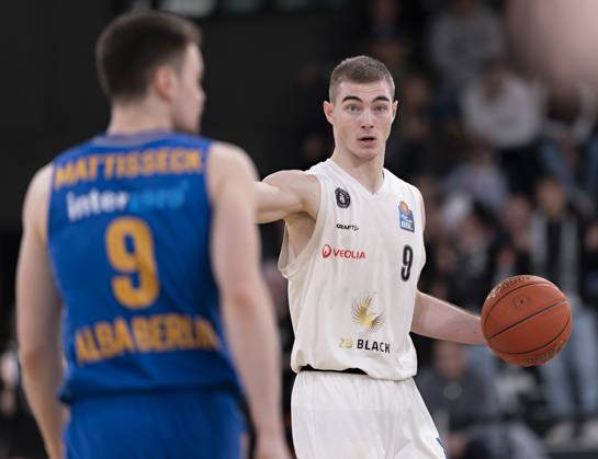 Ziga Samar Towers 16 04 23, Hamburg, Veolia Towers Hamburg vs Alba Berlin, easyCredit BBL, Basketball Bundesliga, 1 Liga, season 2022 2023, 28 matchday Â
