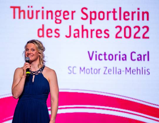 Ehrung der Sportler des Jahres 2022 von Thüringen in Ilmenau
