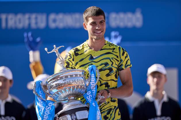 Tennis, ATP Tournament in Barcelona, Carlos Alcaras - Stefanos Tsitsipas