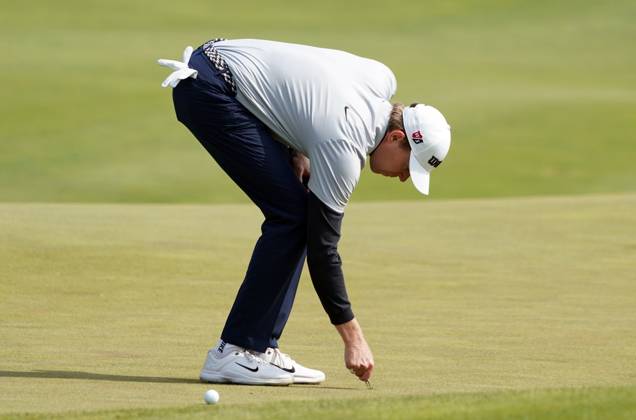 Korea Championship Presented by Genesis (The 1st Round) INCHEON, SOUTH KOREA, APR. 28: Alexander KNAPPE (GER) at the hole 11 during the 1st round of Korea Championship Presented b Genesis at Jack Nicklaus Golf Club Korea in Incheon, South Korea on April 27, 2023. Antoine Rozner (FRA) finished the first round with a score of 9 under par, putting him in the lead. Incheon the Jack Nicklaus Golf Club Korea South Korea 7840_270541 Copyright: xSeokyongxLee PentaxPressx