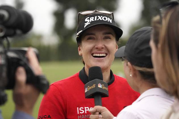 April 30, 2023: LPGA, Golf Damen - Hannah Green, pro golfer from Perth, Australia, won the Ladies Professional Golf Association, JM Eagle LA Championship 2023, The Wilshire Country Club, Los Angeles, CA, USA, April 30, 2023. Tied with two other players at the end of four rounds of play, Green won two sudden death playoff holes to capture the title and a $450,000 pay day. - ZUMAmt3_ 20230430_zaf_mt3_002 Copyright: xScottxMitchellx