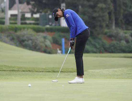 April 30, 2023: LPGA, Golf Damen - Aditi Ashok, profesional golfer from Bangalore, India, finished in third place at the Ladies Professional Golf Association, JM Eagle LA Championship 2023, The Wilshire Country Club, Los Angeles, CA, USA, April 30, 2023. Ashok was in a three way tie at the end of regulation play but missed a heart breaking put in sudden death play on the 18 hole. - ZUMAmt3_ 20230430_zaf_mt3_020 Copyright: xScottxMitchellx