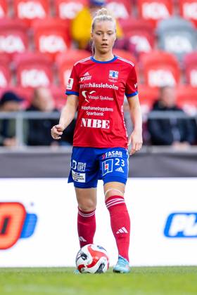 230503 Vittsjös Kajsa Lind during the Damallsvenskan football match between Växjö DFF and Vittsjö on May 3, 2023 in Växjö, Sweden. Copyright: JONASxLJUNGDAHL BB230503JO071
