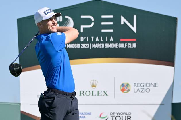 Golf - DS Automobiles 80Â° Open d Italia Calum Hill (SCO) during the DS Automobiles Italian Golf Open 2023 at Marco Simone Golf Club on May 04, 2023 in Rome Italy. Rome Marco Simone Golf Club Italy Copyright: xFabrizioxCorradettix xLiveMediax LPS_924184