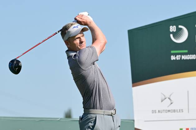 Golf - DS Automobiles 80Â° Open d Italia Luke Donald (ENG) during the DS Automobiles Italian Golf Open 2023 at Marco Simone Golf Club on May 04, 2023 in Rome Italy. Rome Marco Simone Golf Club Italy Copyright: xFabrizioxCorradettix xLiveMediax LPS_924185