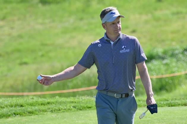 Golf - DS Automobiles 80Â° Open d Italia Luke Donald (ENG) during the DS Automobiles Italian Golf Open 2023 at Marco Simone Golf Club on May 04, 2023 in Rome Italy. Rome Marco Simone Golf Club Italy Copyright: xFabrizioxCorradettix xLiveMediax LPS_924194
