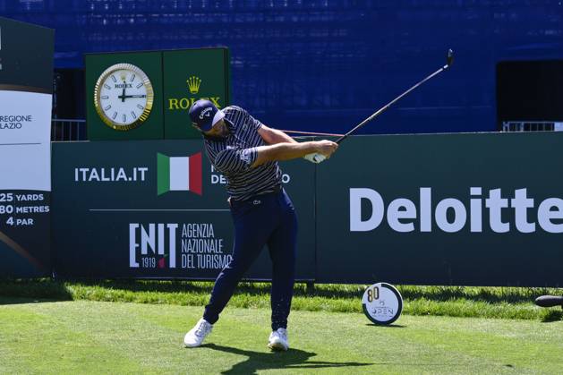 Adri ARNAUS (ESP) during the DS Automobiles 80Ã‚Â° Open dÃ¢& x80;& x99;Italia Day 1 May 4, 2023 at the Marco Simone Golf & Country Club in Rome, Italy.  Copyright: xDomenicoxCippitelli LiveMediax x xLivexMediax 0 IPA_IPA37716482
