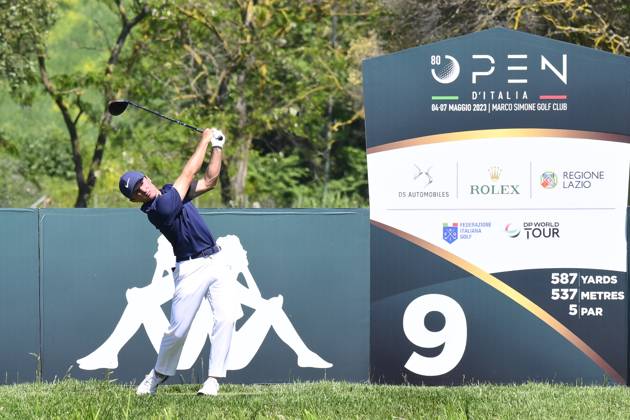 Andrea ROMANO (ITA) during the DS Automobiles 80Ã‚Â° Open dÃ¢& x80;& x99;Italia Day 1 May 4, 2023 at the Marco Simone Golf & Country Club in Rome, Italy.  Copyright: xDomenicoxCippitelli LiveMediax x xLivexMediax 0 IPA_IPA37716672
