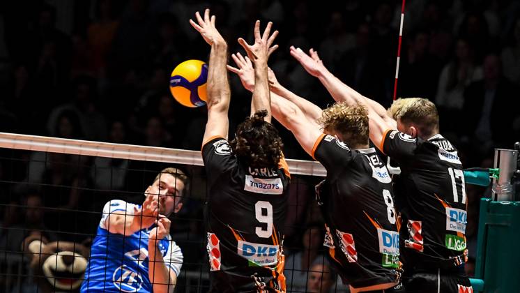 Volleyball, VBL, Playoffs, VfB Friedrichshafen - Berlin Recycling Volleys