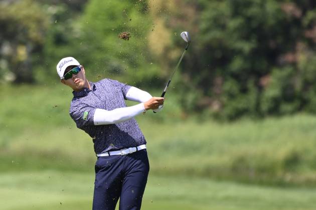 Golf - DS Automobiles 80Â° Open d Italia Jeong weon KO (FRA) during the DS Automobiles 80Â° Open d™Italia Day 2 May 4, 2023 at the Marco Simone Golf &amp; Country Club in Rome, Italy. Rome Marco Simone Golf Club Italy Copyright: xDomenicoxCippitellix xLiveMediax LPS_925637