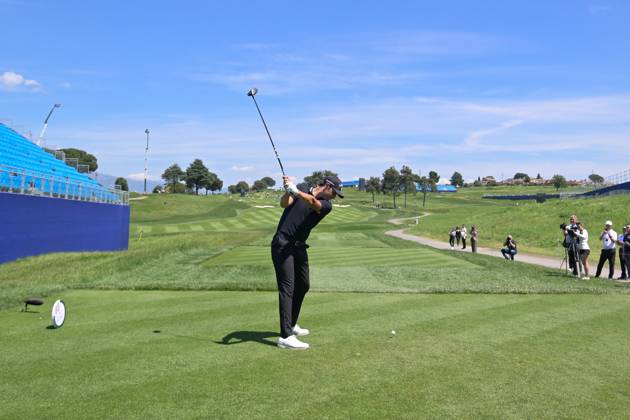 Filippo Celli (ITA) during the DS Automobiles 80Ã‚Â° Italian Golf Open 2023 at Marco Simone Golf Club on May 05, 2023 in Rome Italy.  Copyright: xFabrizioxCorradetti LiveMediax x xLivexMediax 0 IPA_IPA37739545