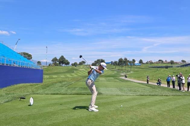 Rafa Cabrera Bello (ESP) during the DS Automobiles 80Ã‚Â° Italian Golf Open 2023 at Marco Simone Golf Club on May 05, 2023 in Rome Italy.  Copyright: xFabrizioxCorradetti LiveMediax x xLivexMediax 0 IPA_IPA37739558