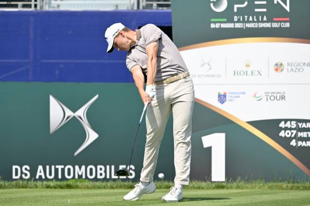 Rasmus Hojgaard (DEN) during the DS Automobiles 80Ã‚Â° Italian Golf Open 2023 at Marco Simone Golf Club on May 05, 2023 in Rome Italy.  Copyright: xFabrizioxCorradetti LiveMediax x xLivexMediax 0 IPA_IPA37739932