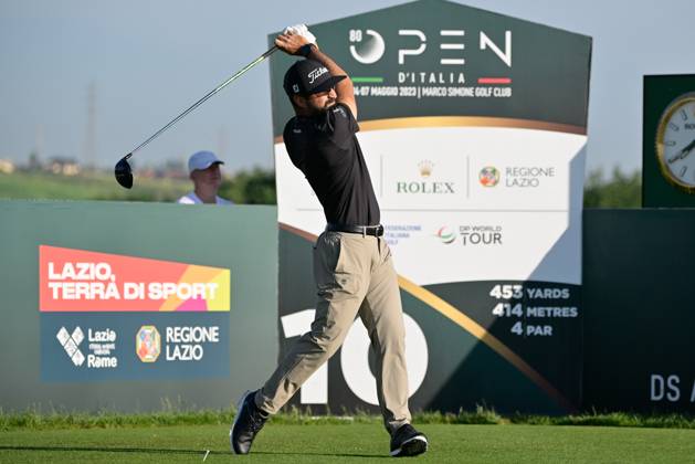 Francesco Laporta (ITA) during the DS Automobiles 80Ã‚Â° Italian Golf Open 2023 at Marco Simone Golf Club on May 05, 2023 in Rome Italy.  Copyright: xFabrizioxCorradetti LiveMediax x xLivexMediax 0 IPA_IPA37740086