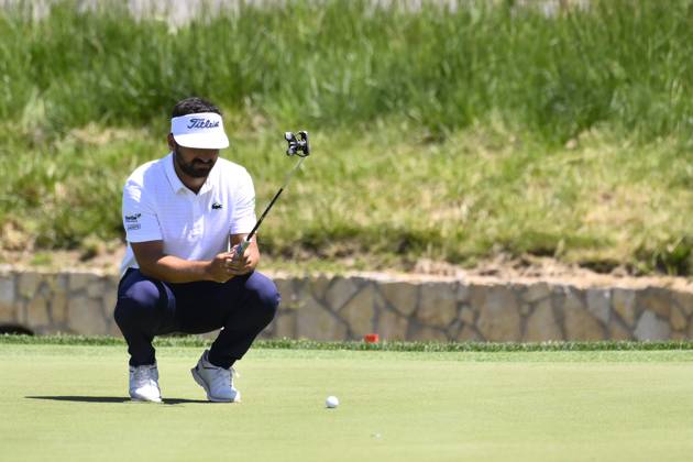Golf - DS Automobiles 80Â° Open d Italia Antoine ROZNER (FRA) during the DS Automobiles 80Â° Open d™Italia Day 2 May 4, 2023 at the Marco Simone Golf &amp; Country Club in Rome, Italy. Rome Marco Simone Golf Club Italy Copyright: xDomenicoxCippitellix xLiveMediax LPS_925753