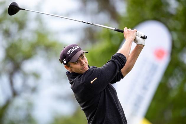 GOLF - Goesser Open 2023 MARIA LANKOWITZ,AUSTRIA,10.MAY.23 - GOLF - Alps Tour, Goesser Open ProAm, GC Erzherzog Johann. Image shows Nikolaus Wimmer (AUT).  GEPAxpictures xMaticxKlansek