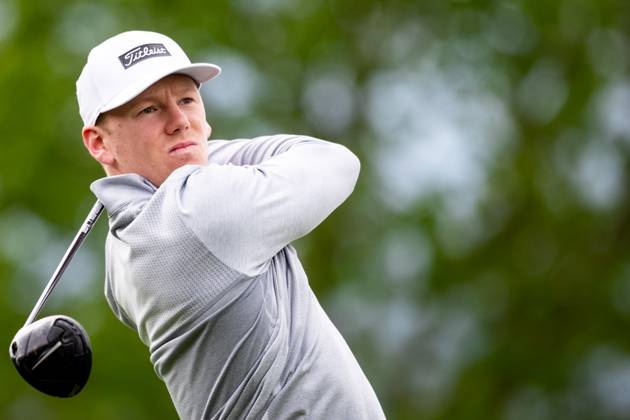 GOLF - Goesser Open 2023 MARIA LANKOWITZ,AUSTRIA,10.MAY.23 - GOLF - Alps Tour, Goesser Open ProAm, GC Erzherzog Johann. Image shows Daniel Hebenstreit (AUT).  GEPAxpictures xMaticxKlansek