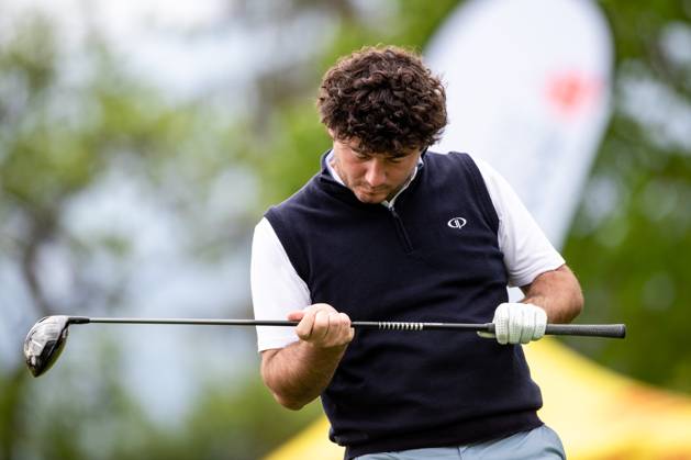 GOLF - Goesser Open 2023 MARIA LANKOWITZ,AUSTRIA,10.MAY.23 - GOLF - Alps Tour, Goesser Open ProAm, GC Erzherzog Johann. Image shows Riccardo Bregoli (ITA).  GEPAxpictures xMaticxKlansek