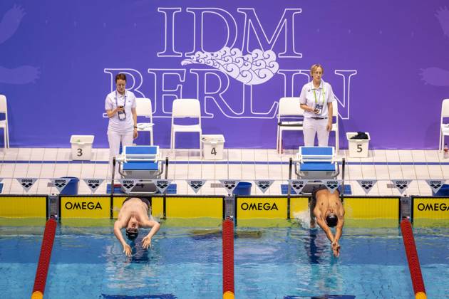 Swimming Berlin 11 05 2023 Para Swimming IDM 2023 Start Feature Backstroke