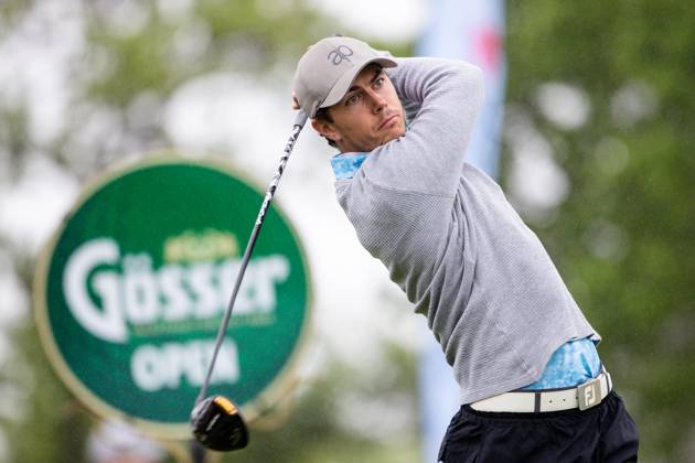 GOLF - Goesser Open 2023 MARIA LANKOWITZ,AUSTRIA,12.MAY.23 - GOLF - Alps Tour, Goesser Open, GC Erzherzog Johann. Image shows Arthur Ameil-Planchin (FRA).  GEPAxpictures xMaticxKlansek