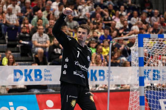 1 Bundesliga Handball Bergischer HC vs Füchse Berlin, 14 05 2023 Christopher Rudeck 1 Bergischer HC 1 Bundesliga Handball Bergischer HC vs Füchse Berlin 14 05 2023 in Dusseldorf Copyright: xBEAUTIFULxSPORTS KennyxBeelex