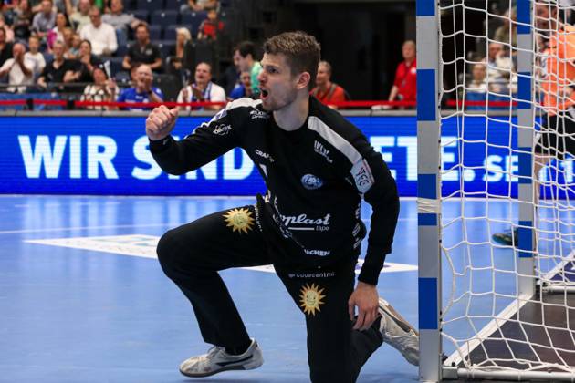 1 Bundesliga Handball Bergischer HC vs Füchse Berlin, 14 05 2023 Christopher Rudeck 1 Bergischer HC 1 Bundesliga Handball Bergischer HC vs Füchse Berlin 14 05 2023 in Dusseldorf Copyright: xBEAUTIFULxSPORTS KennyxBeelex