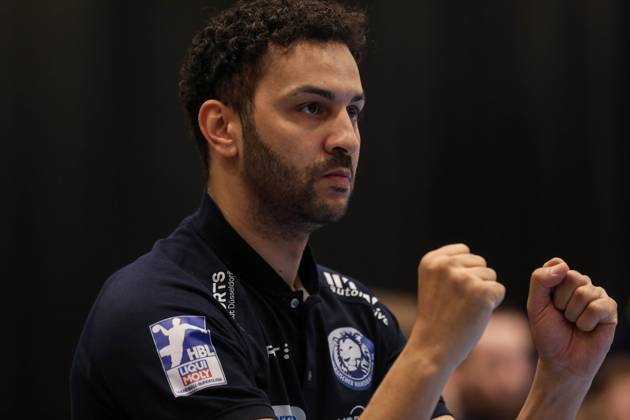 1 Bundesliga Handball Bergischer HC against Füchse Berlin, 14 05 2023 Jamal Naji coach Bergischer HC 1 Bundesliga Handball Bergischer HC against Füchse Berlin 14 05 2023 in Dusseldorf Copyright: xBEAUTIFULxSPORTS KennyxBeelex