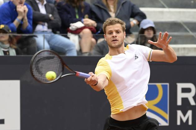 Tennis, ATP Tournament in Rome, Yannick Hanfmann - Daniil Medvedev
