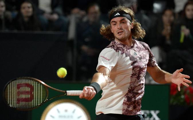 Tennis, ATP Tournament in Rome, Stefanos Tsitsipas - Borna Coric