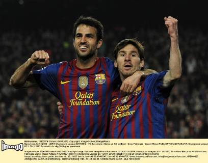 Fußball, Champions League, FC Barcelona - AC Mailand 3:1