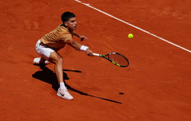 Tennis, French Open, Carlos Alcaraz Training