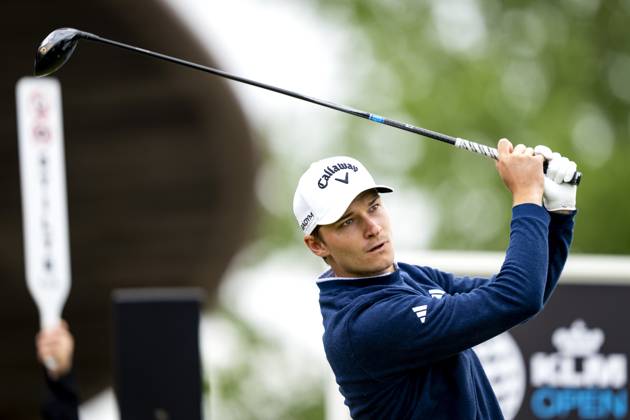 CROMVOIRT - Rasmus Hojgaard (DEN) in action during the 103rd edition of the KLM Open golf tournament. AP SANDER KING xVIxANPxSportx xxANPxIVx 470155352 originalFilename: 470155352