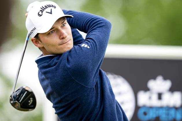 CROMVOIRT - Rasmus Hojgaard (DEN) in action during the 103rd edition of the KLM Open golf tournament. AP SANDER KING xVIxANPxSportx xxANPxIVx 470155364 originalFilename: 470155364