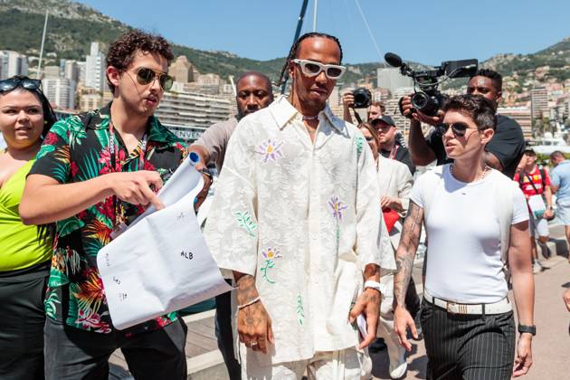 Lewis Hamilton Mercedes AMG Petronas Motorsport arrives at the paddock, Monaco Grand Prix, Motorsport, Formula 1, 2023 season, 26 05 2023 Monaco Grand Prix, Motorsport, Formula 1, 2023 season, 26 05 2023 Copyright: xEibner-Pressefoto AlexanderxNeisx EP_ANS