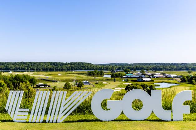 Golf, LIV Golf DC in Potomac Falls, Donald Trump as guest
